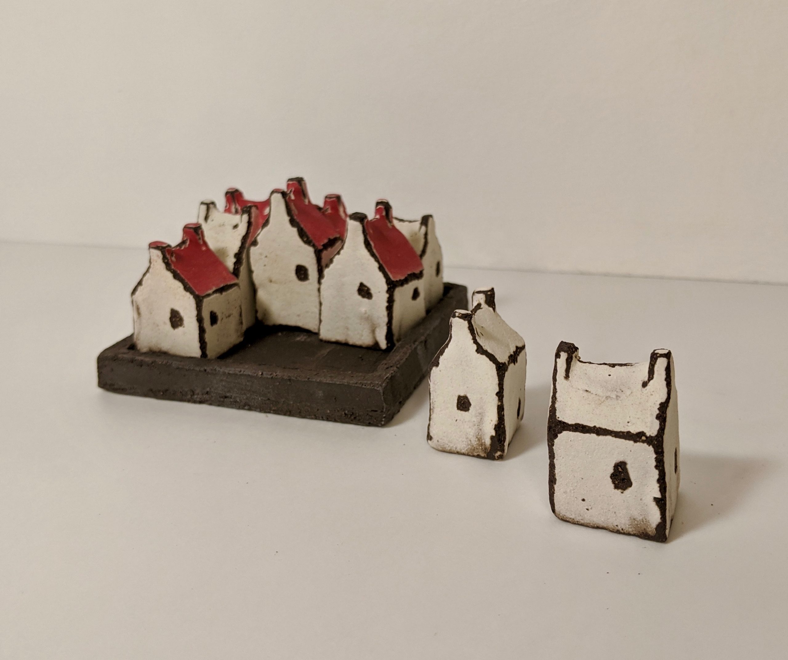 Ensemble de 5 maisons miniatures - rectangle – Image 5